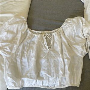 Linen crop top
